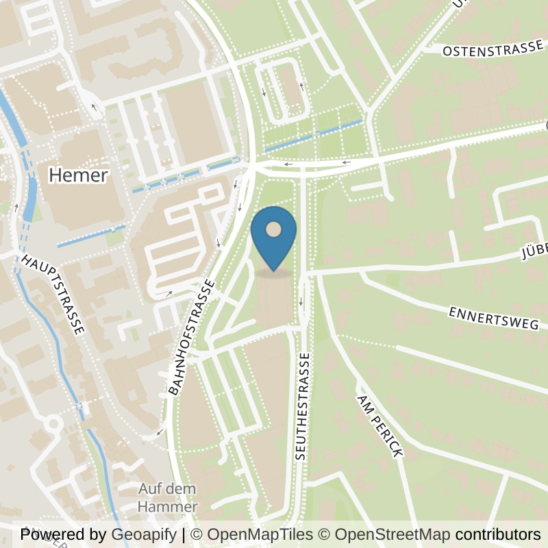Map: location of clever fit Hemer in Hemer