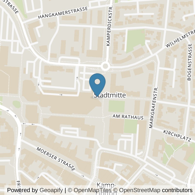 Map: location of clever fit Kamp-Lintfort in Kamp-Lintfort