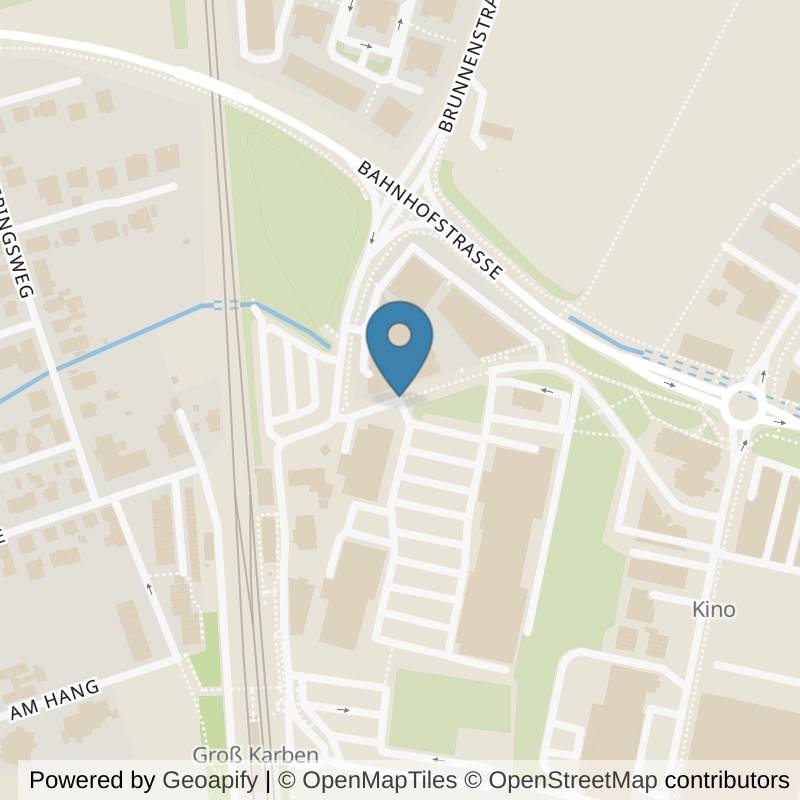Map: location of clever fit Karben in Karben