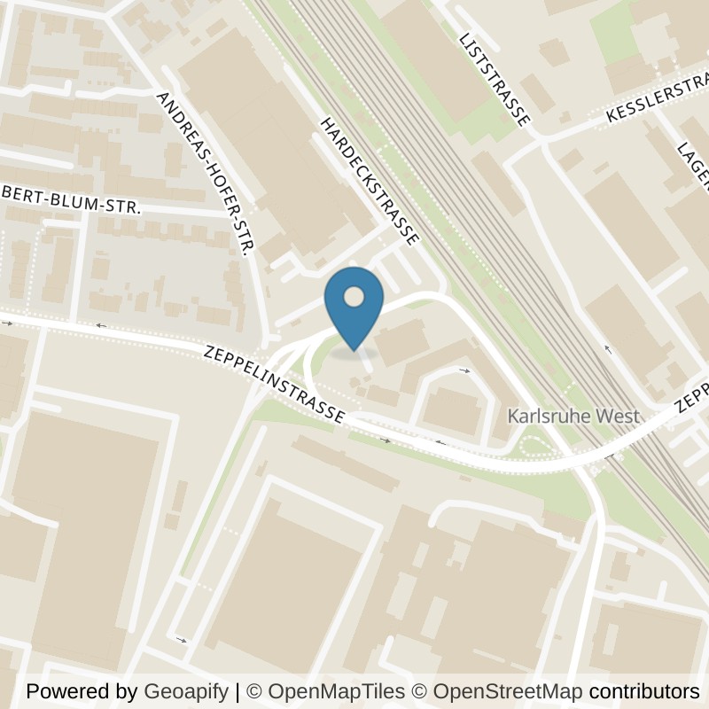 Map: location of clever fit Karlsruhe in Karlsruhe