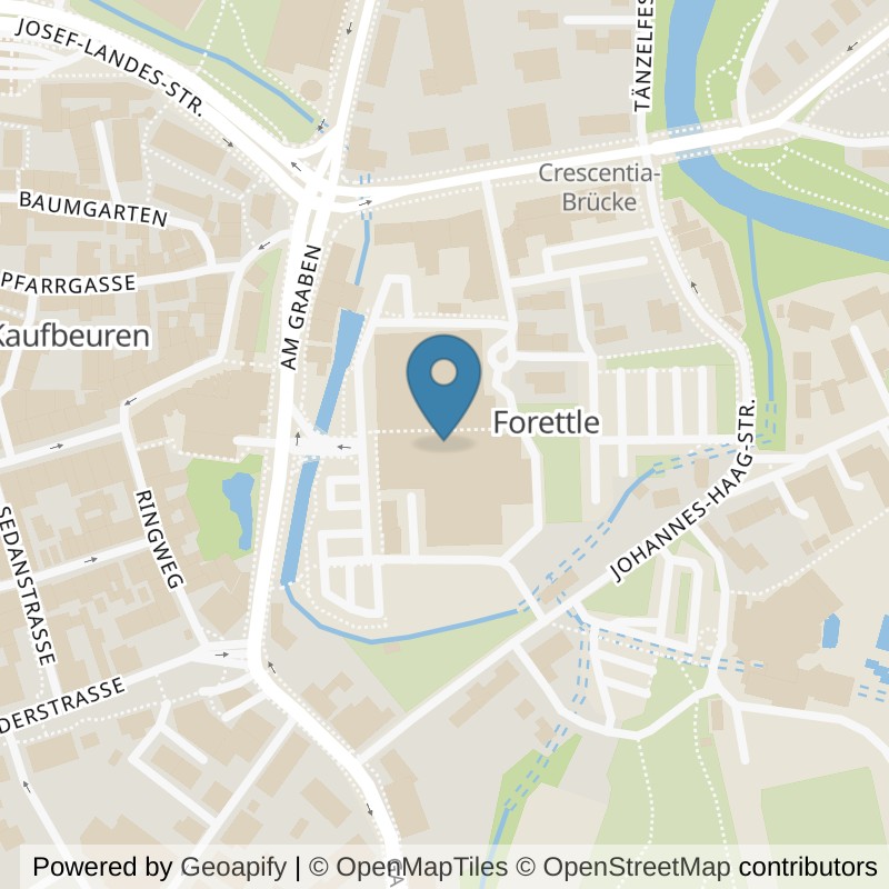 Map: location of clever fit Kaufbeuren in Kaufbeuren