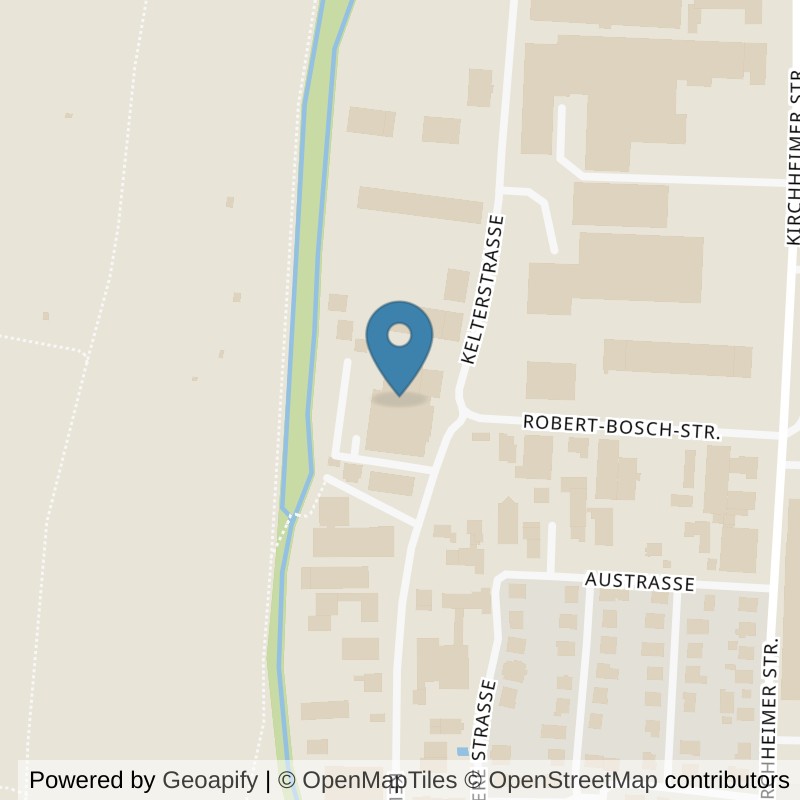 Map: location of clever fit Kirchheim Teck in Dettingen unter Teck