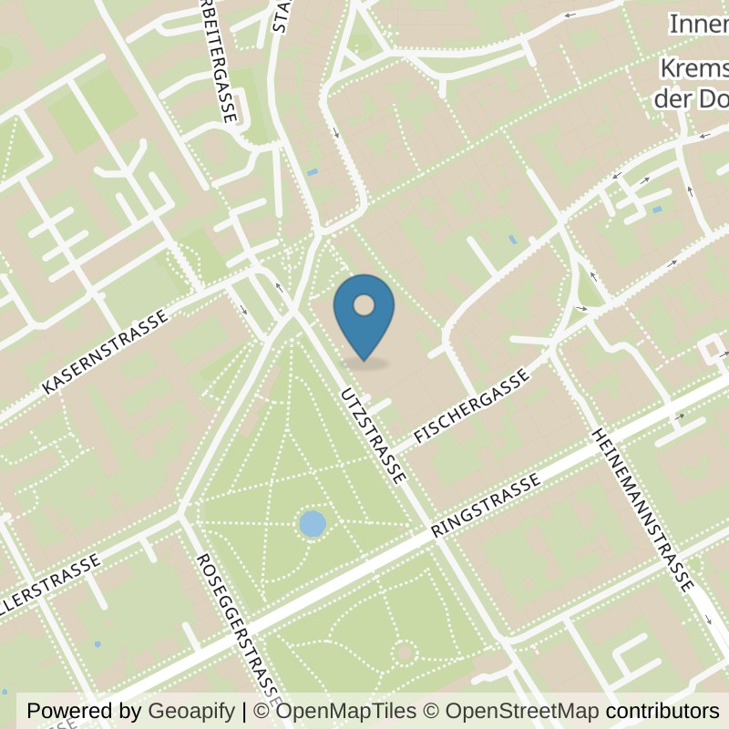 Map: location of clever fit Krems in Krems an der Donau