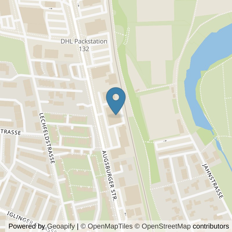 Map: location of clever fit Landsberg am Lech in Landsberg am Lech
