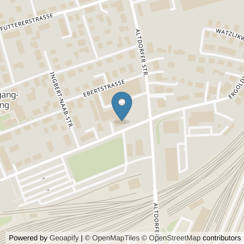 Map: location of clever fit Landshut in Landshut