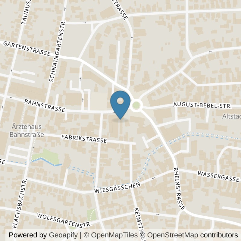 Map: location of clever fit Langen in Langen