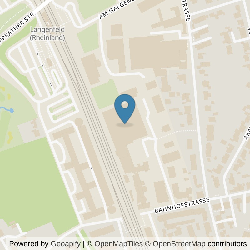 Map: location of clever fit Langenfeld in Langenfeld