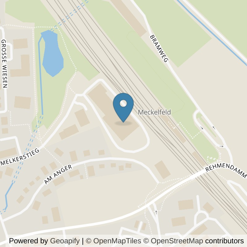 Map: location of clever fit Meckelfeld in Seevetal