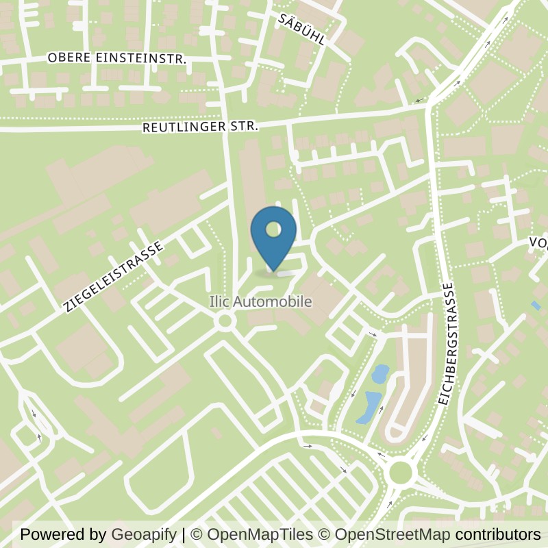Map: location of clever fit Metzingen in Metzingen