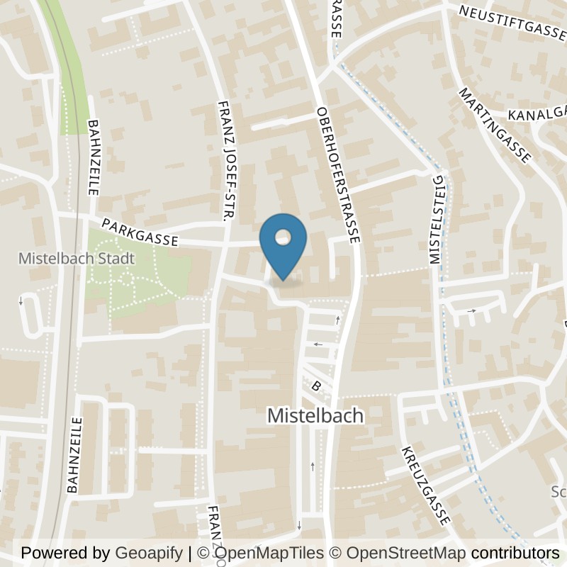Map: location of clever fit Mistelbach in Mistelbach