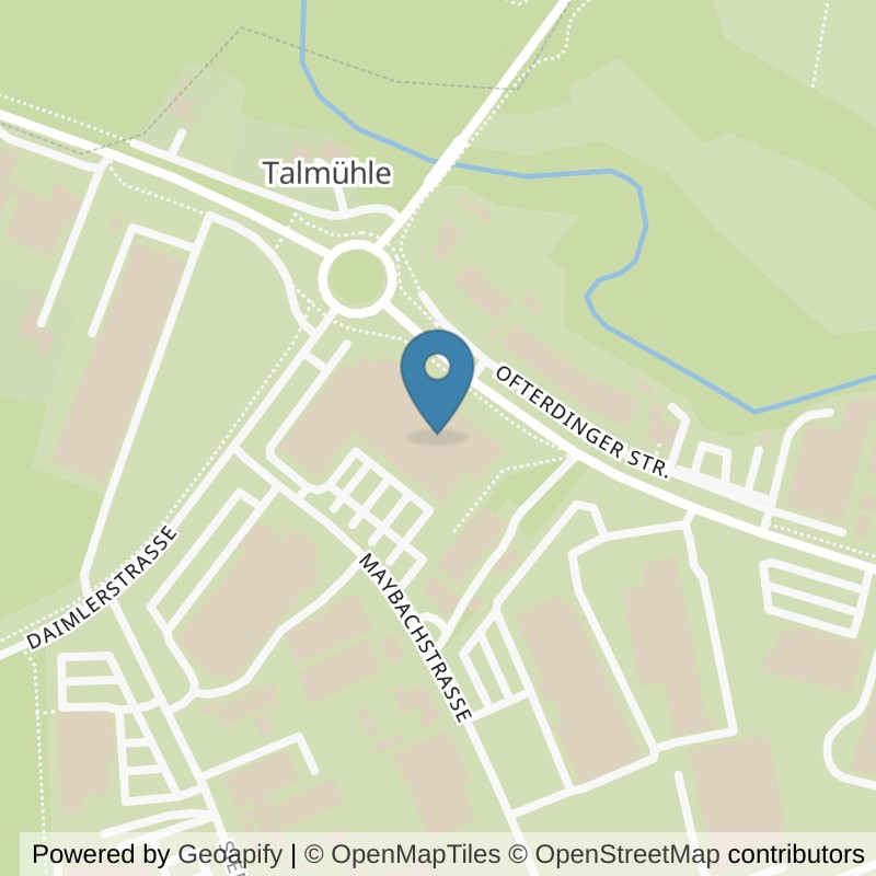 Map: location of clever fit Mössingen in Mössingen