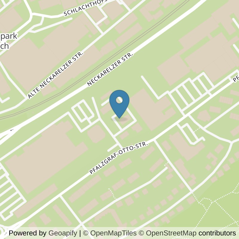 Map: location of clever fit Mosbach in Mosbach