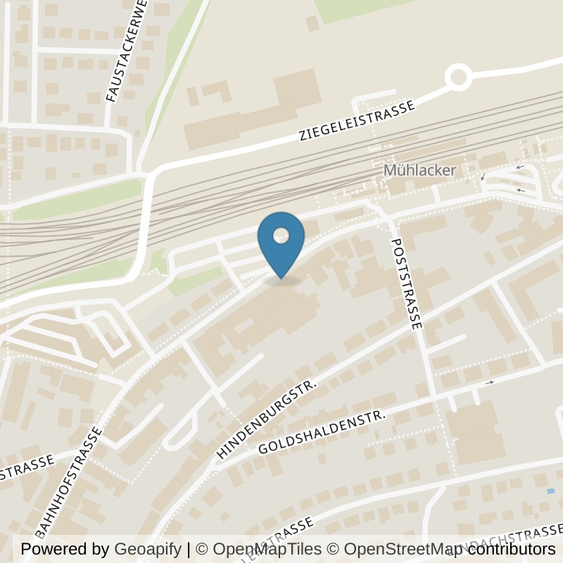 Map: location of clever fit Mühlacker in Mühlacker