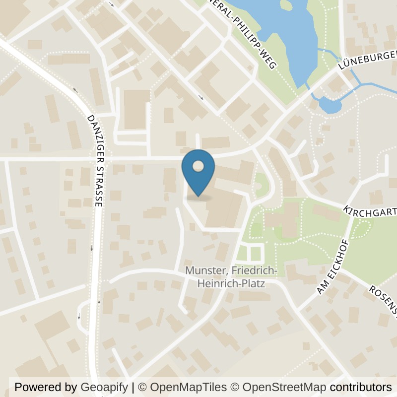 Map: location of clever fit Munster in Munster