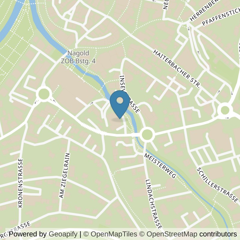 Map: location of clever fit Nagold in Nagold