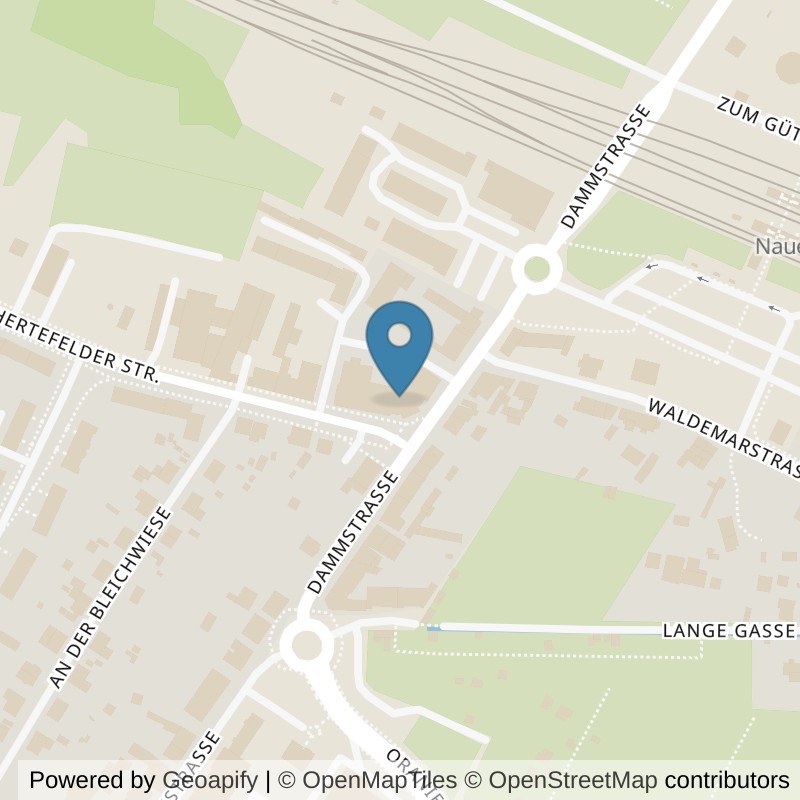 Map: location of clever fit Nauen in Nauen