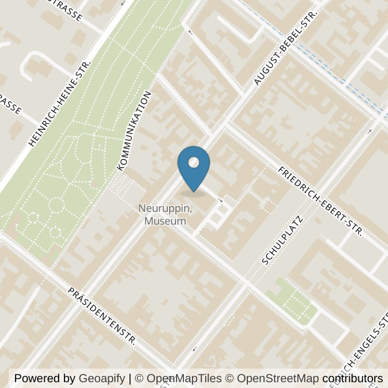 Map: location of clever fit Neuruppin in Neuruppin