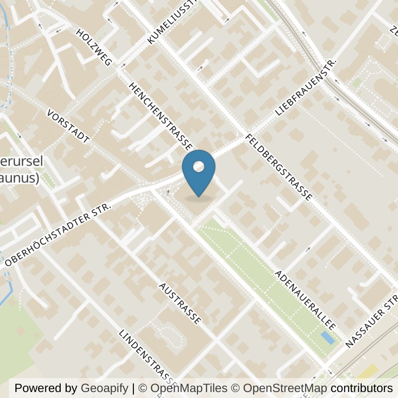 Map: location of clever fit Oberursel in Oberursel