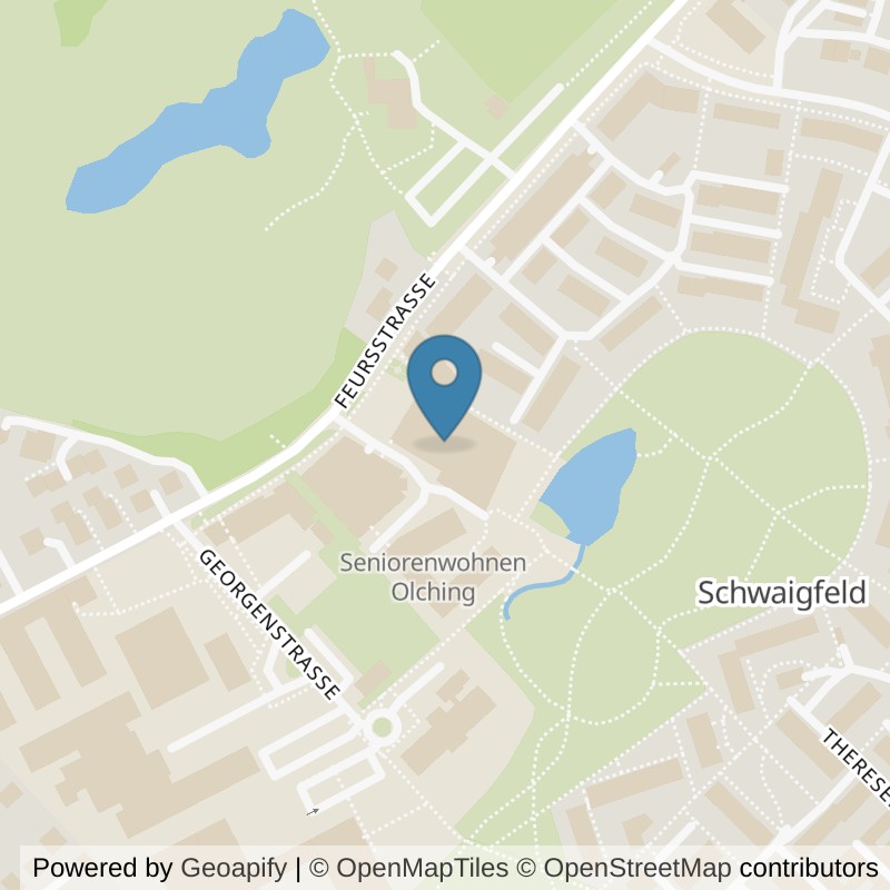 Map: location of clever fit Olching in Olching