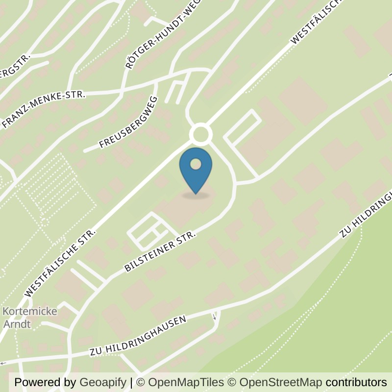 Map: location of clever fit Olpe in Olpe