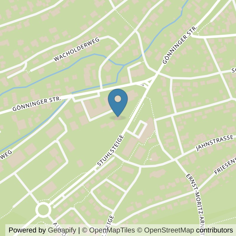 Map: location of clever fit Pfullingen in Pfullingen
