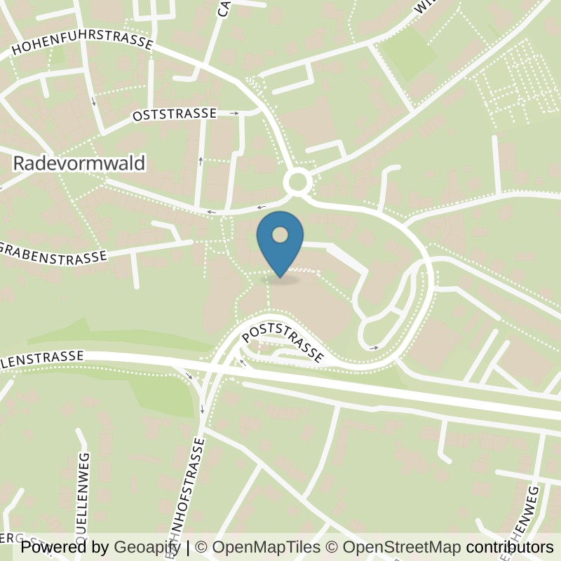 Map: location of clever fit Radevormwald in Radevormwald