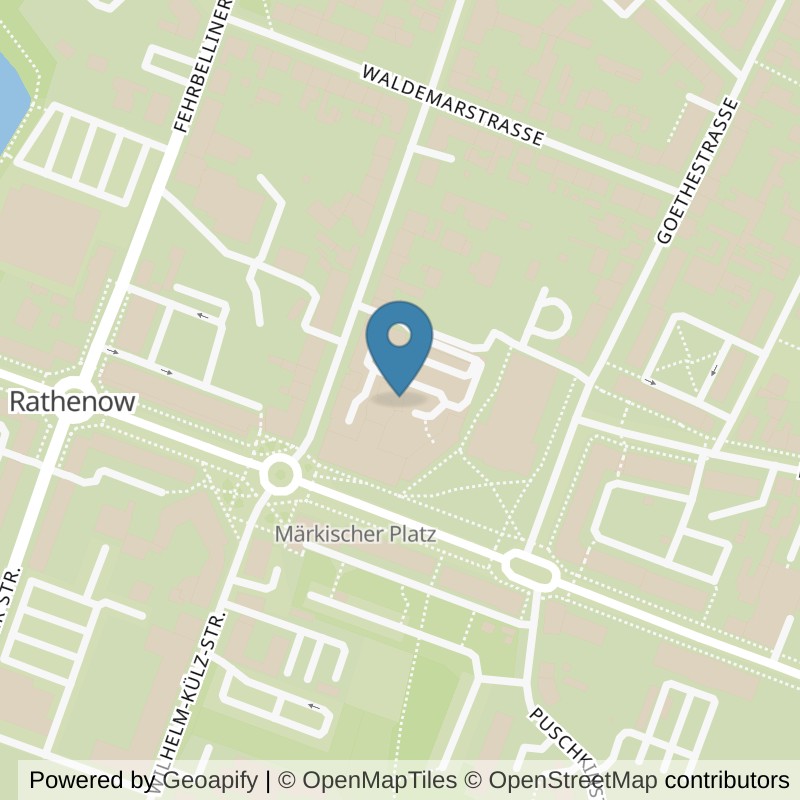 Map: location of clever fit Rathenow in Rathenow