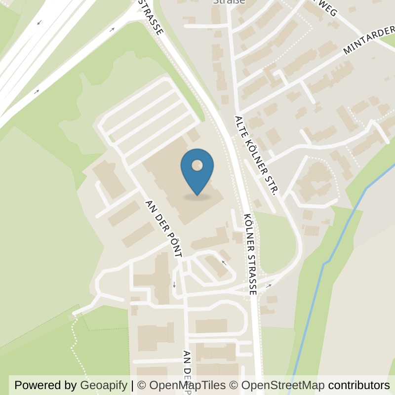Map: location of clever fit Ratingen-Breitscheid Premium in Ratingen