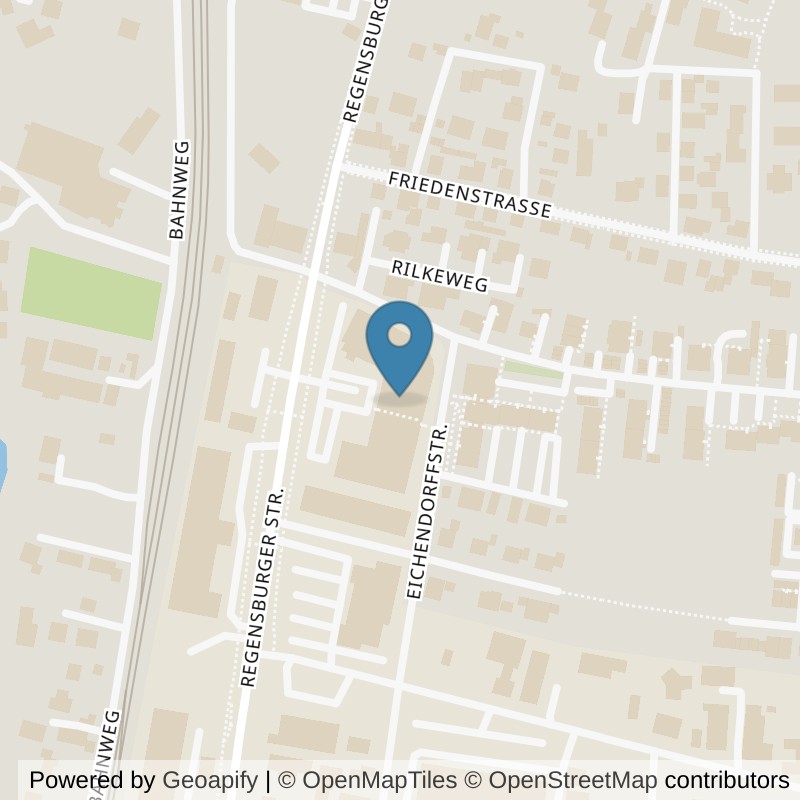 Map: location of clever fit Regenstauf in Regenstauf