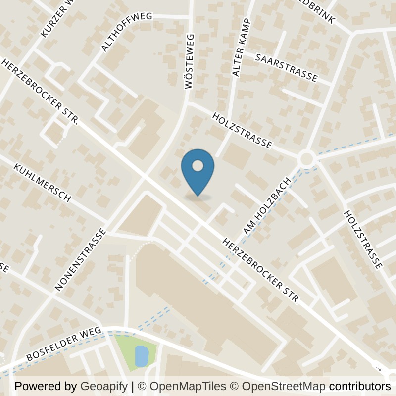Map: location of clever fit Rheda Wiedenbrück in Rheda-Wiedenbrück