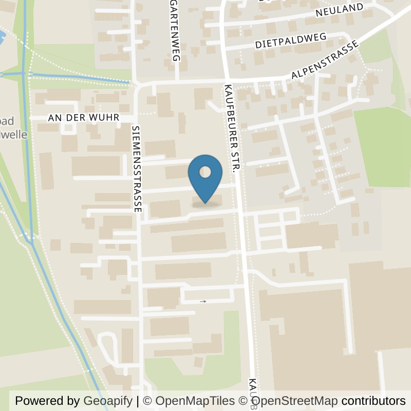 Map: location of clever fit Schwabmünchen in Schwabmünchen
