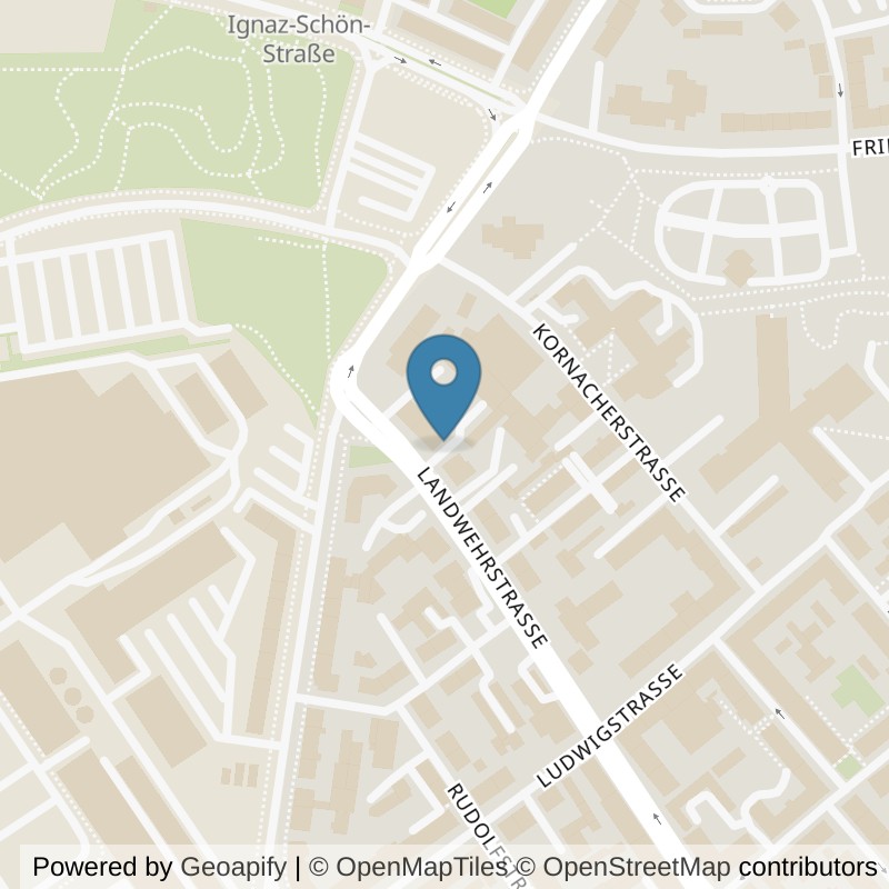 Map: location of clever fit Schweinfurt in Schweinfurt