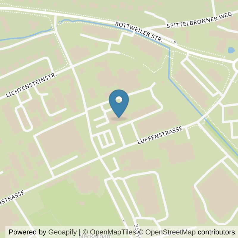 Map: location of clever fit Schwenningen in Schwenningen