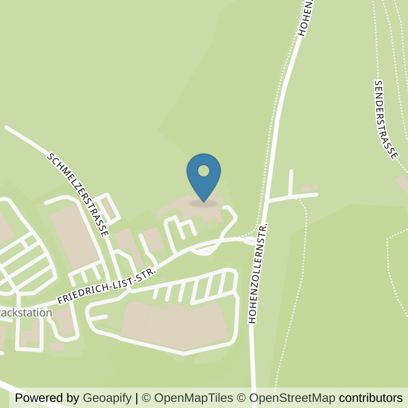 Map: location of clever fit Sigmaringen in Sigmaringen