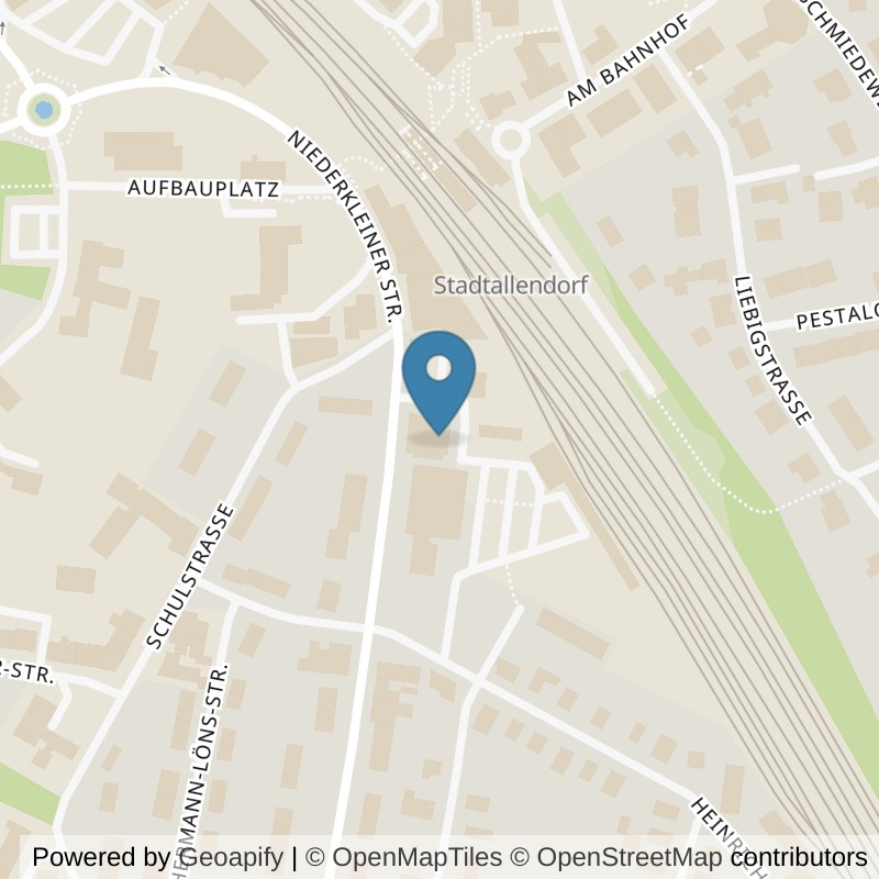 Map: location of clever fit Stadtallendorf in Stadtallendorf