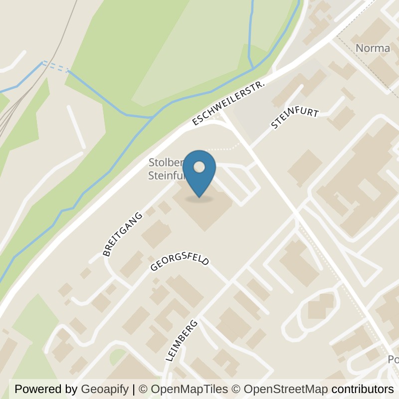 Map: location of clever fit Stolberg in Stolberg