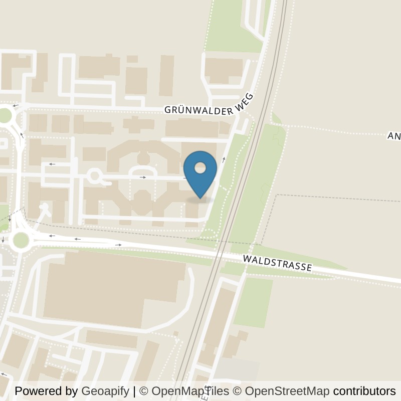 Map: location of clever fit Unterhaching in Unterhaching