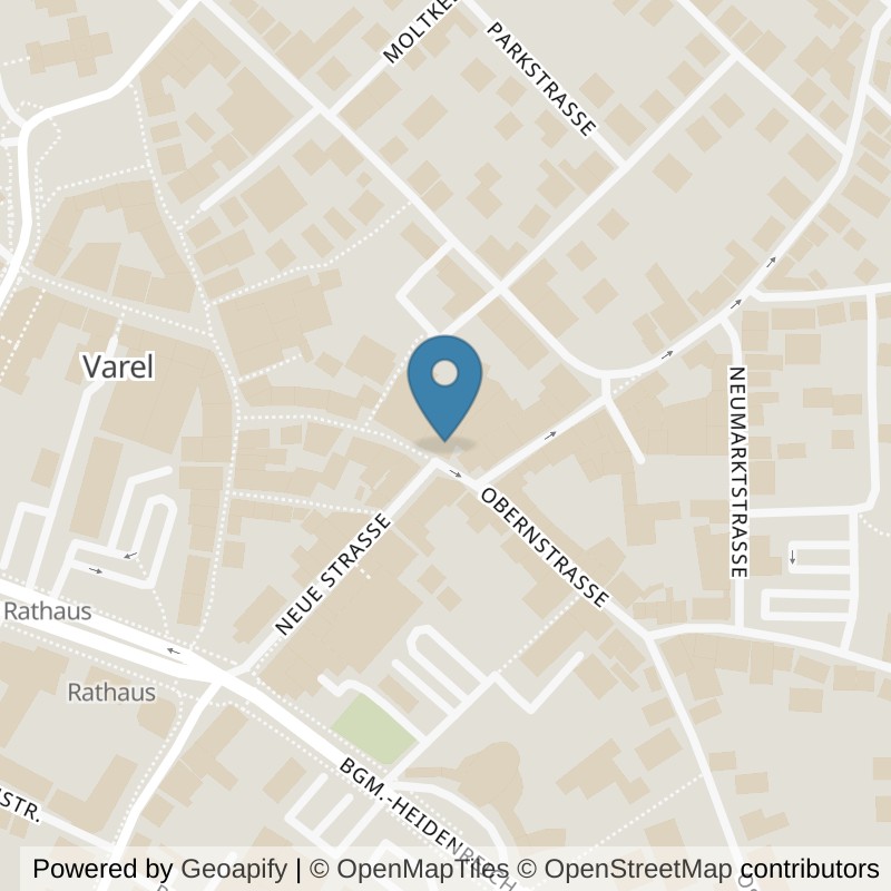 Map: location of clever fit Varel in Varel