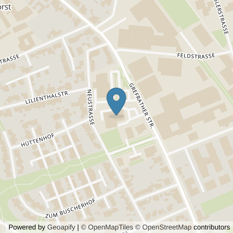 Map: location of clever fit Viersen in Viersen