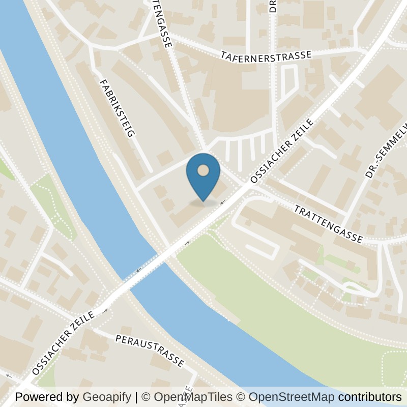 Map: location of clever fit Villach in Villach