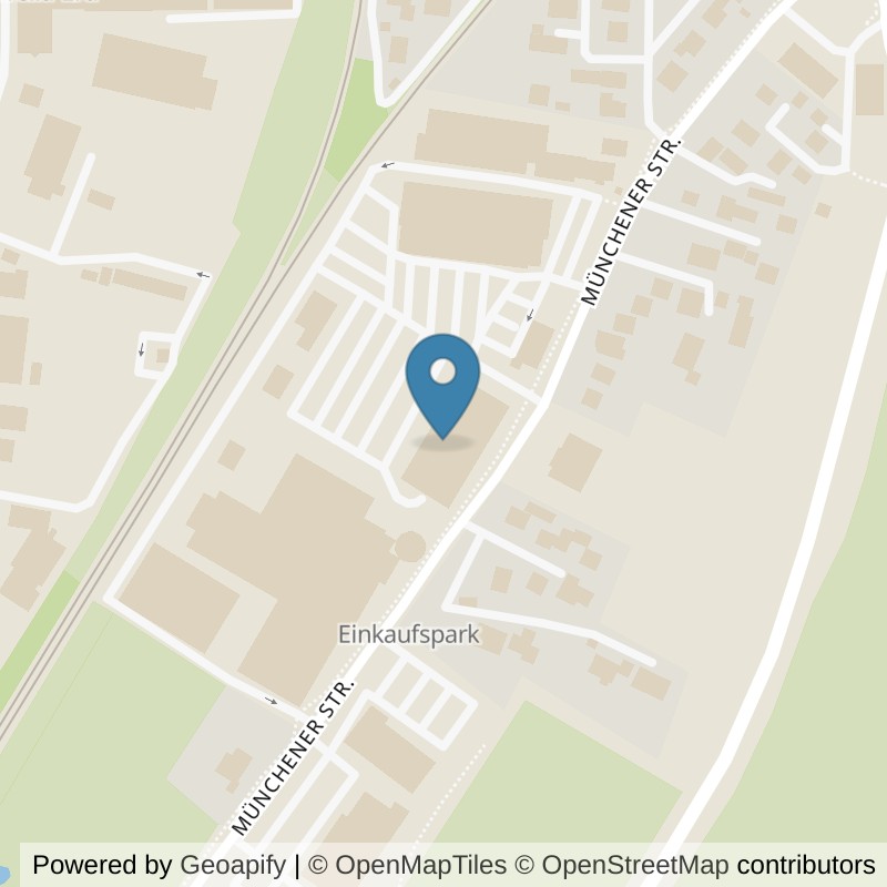 Map: location of clever fit Weilheim in Weilheim in Oberbayern
