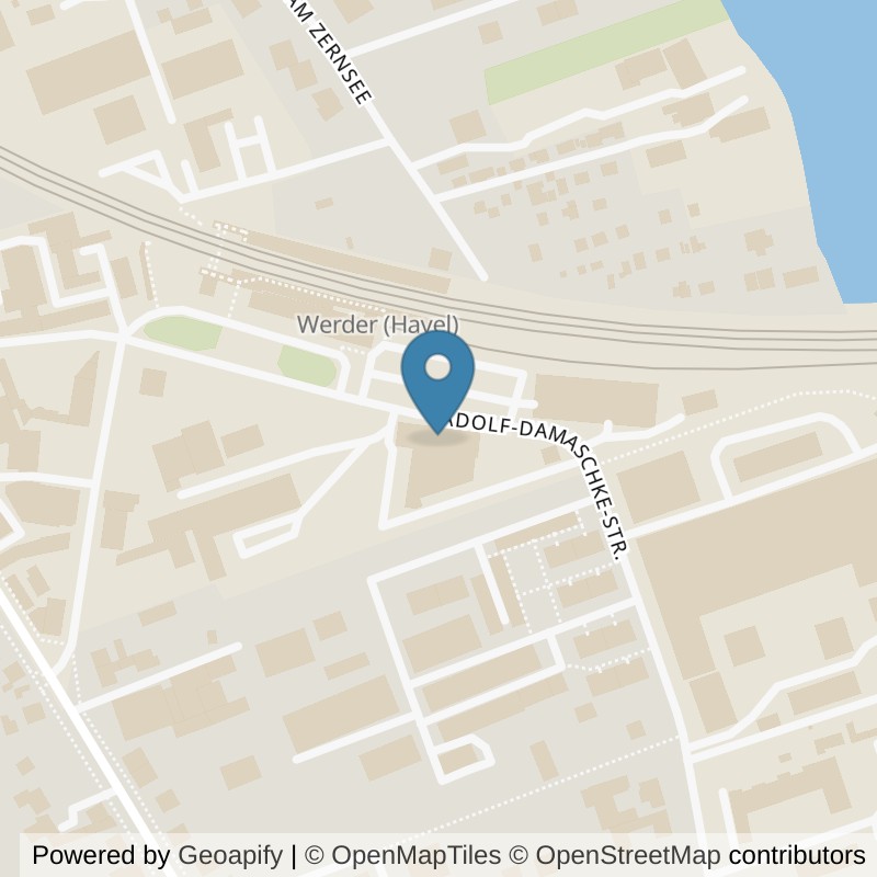 Map: location of clever fit Werder / Havel in Werder (Havel)