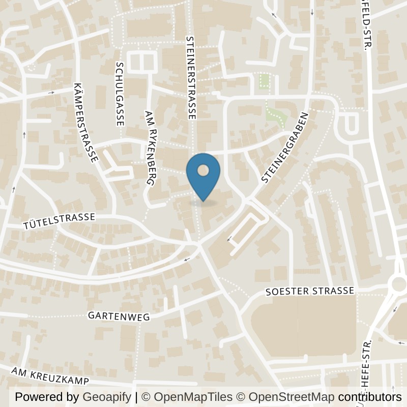 Map: location of clever fit Werl in Werl