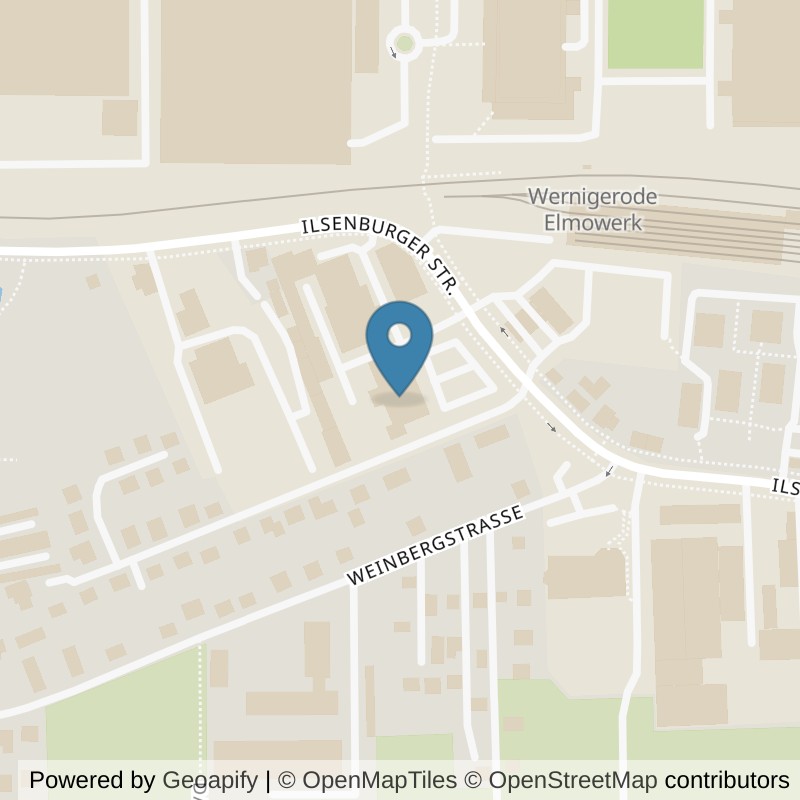 Map: location of clever fit Wernigerode in Wernigerode