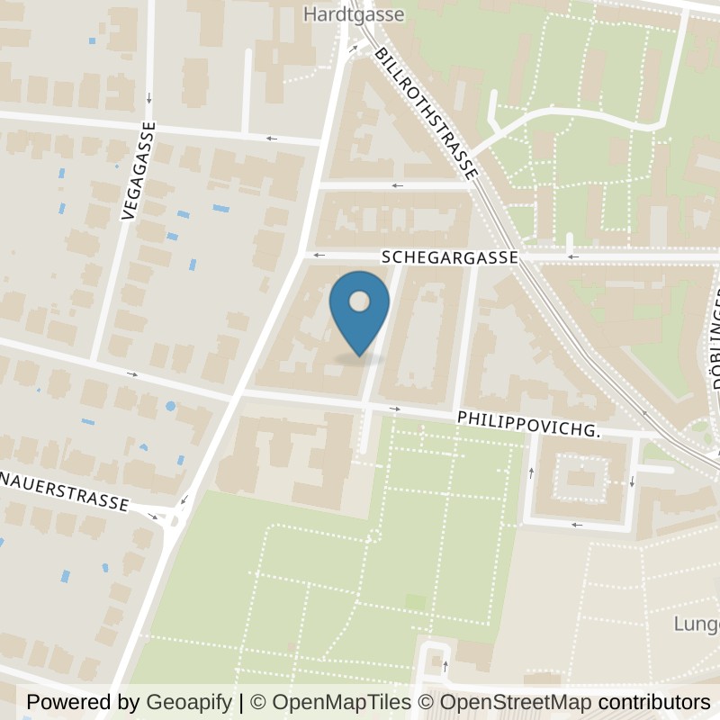 Map: location of clever fit Wien-Döbling in Wien
