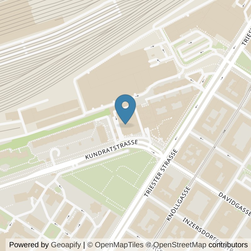 Map: location of clever fit Wien-Favoriten in Wien