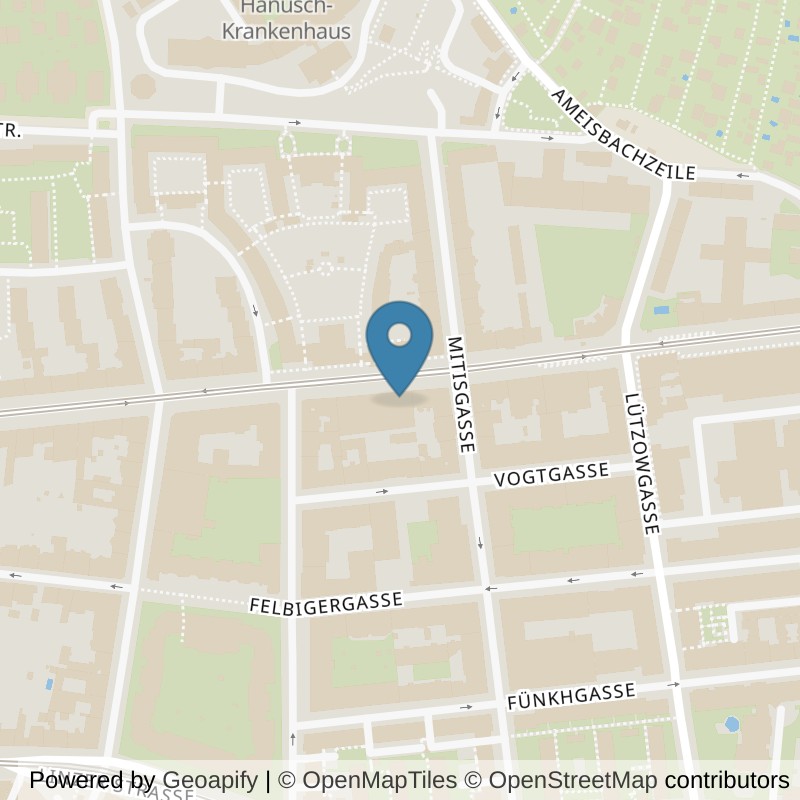 Map: location of clever fit Wien-Penzing in Wien