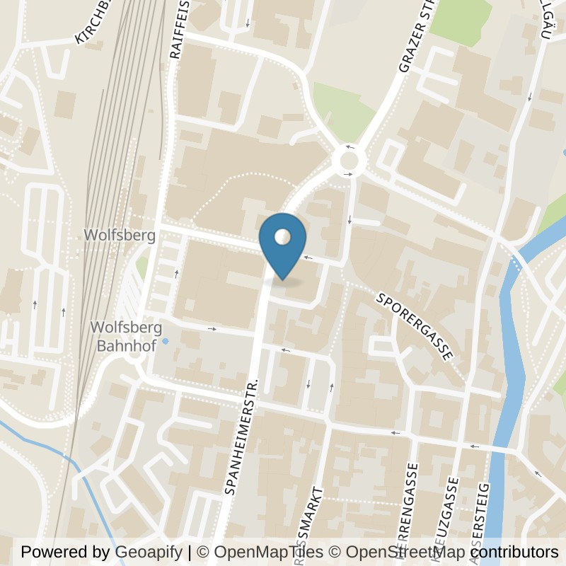 Map: location of clever fit Wolfsberg in Wolfsberg