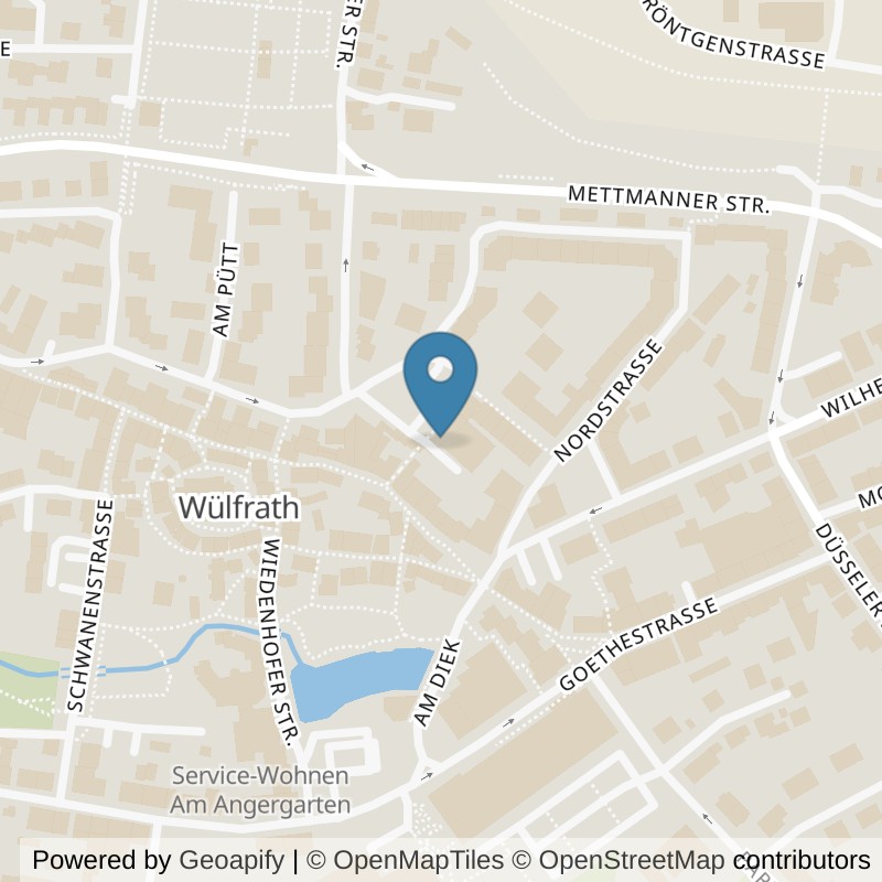 Map: location of clever fit Wülfrath in Wülfrath