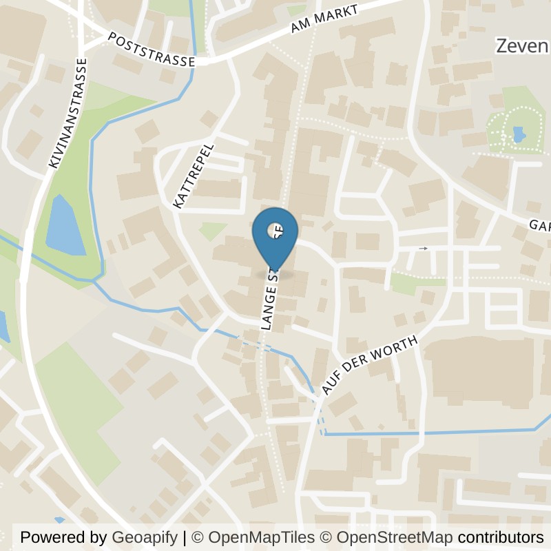 Map: location of clever fit Zeven in Zeven